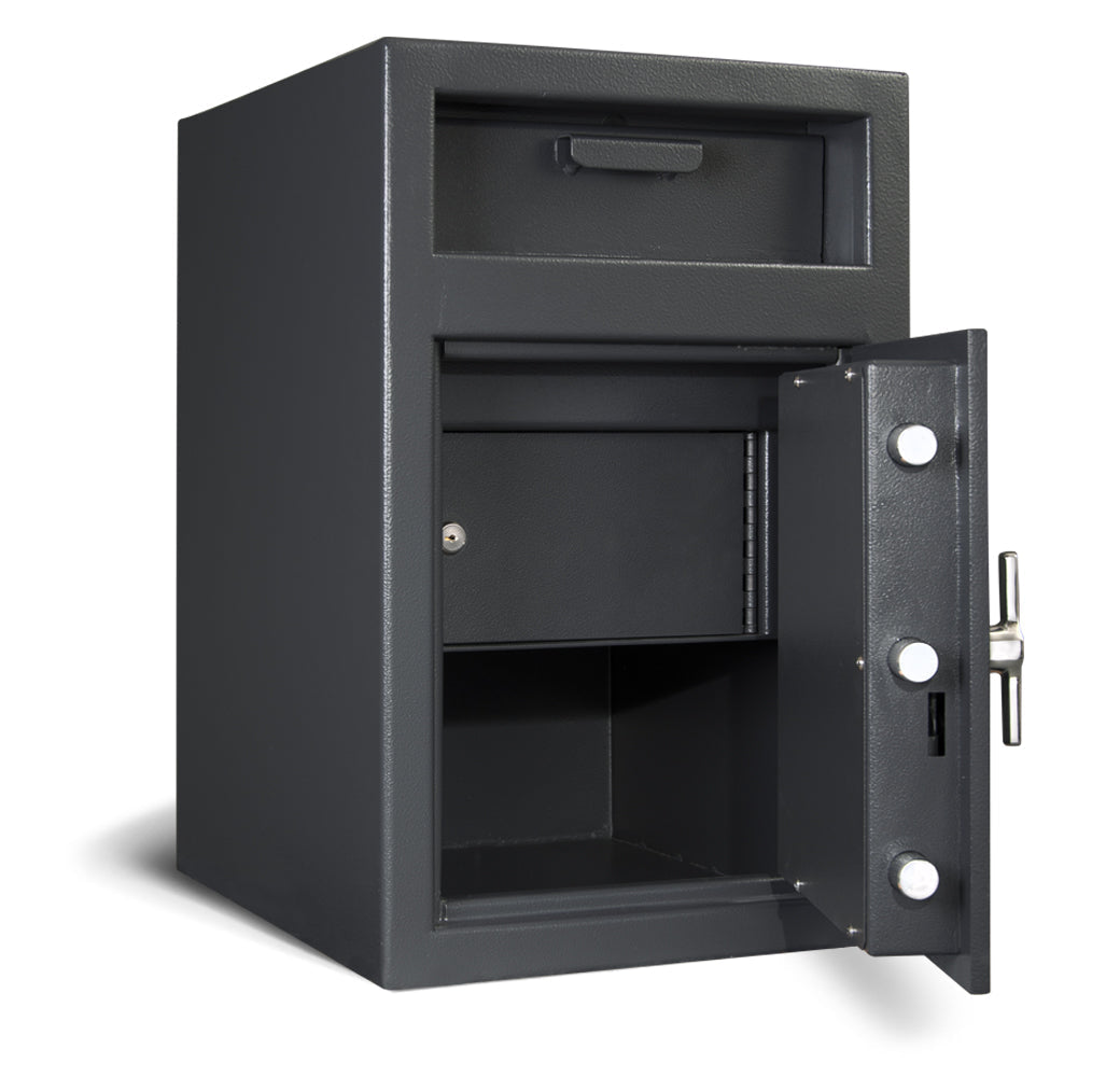 AMSEC DSF2516E2 Front Loading Till Storage Depository Safe Door Open Empty