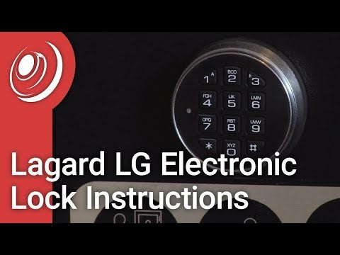 Lagard LG Basic II Digital Electronic Lock Instructions