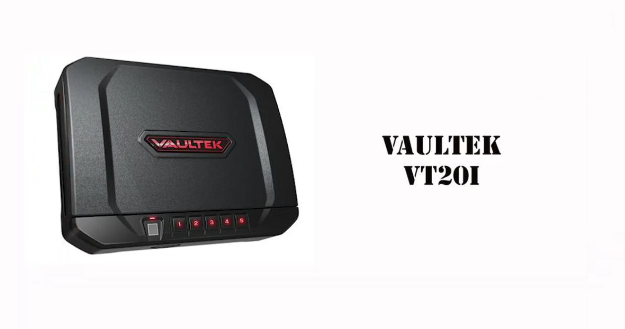 Vaultek VT20i Biometric Smart Handgun Safe with Dye the Safe Guy