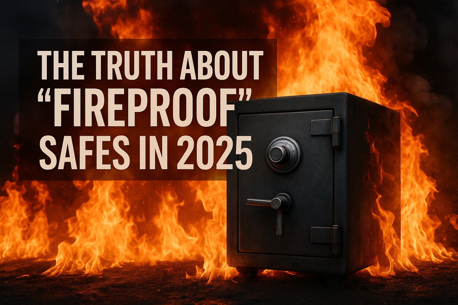 The Truth About “Fireproof” Safes in 2025: How to Decode Fire Ratings Without the Hype