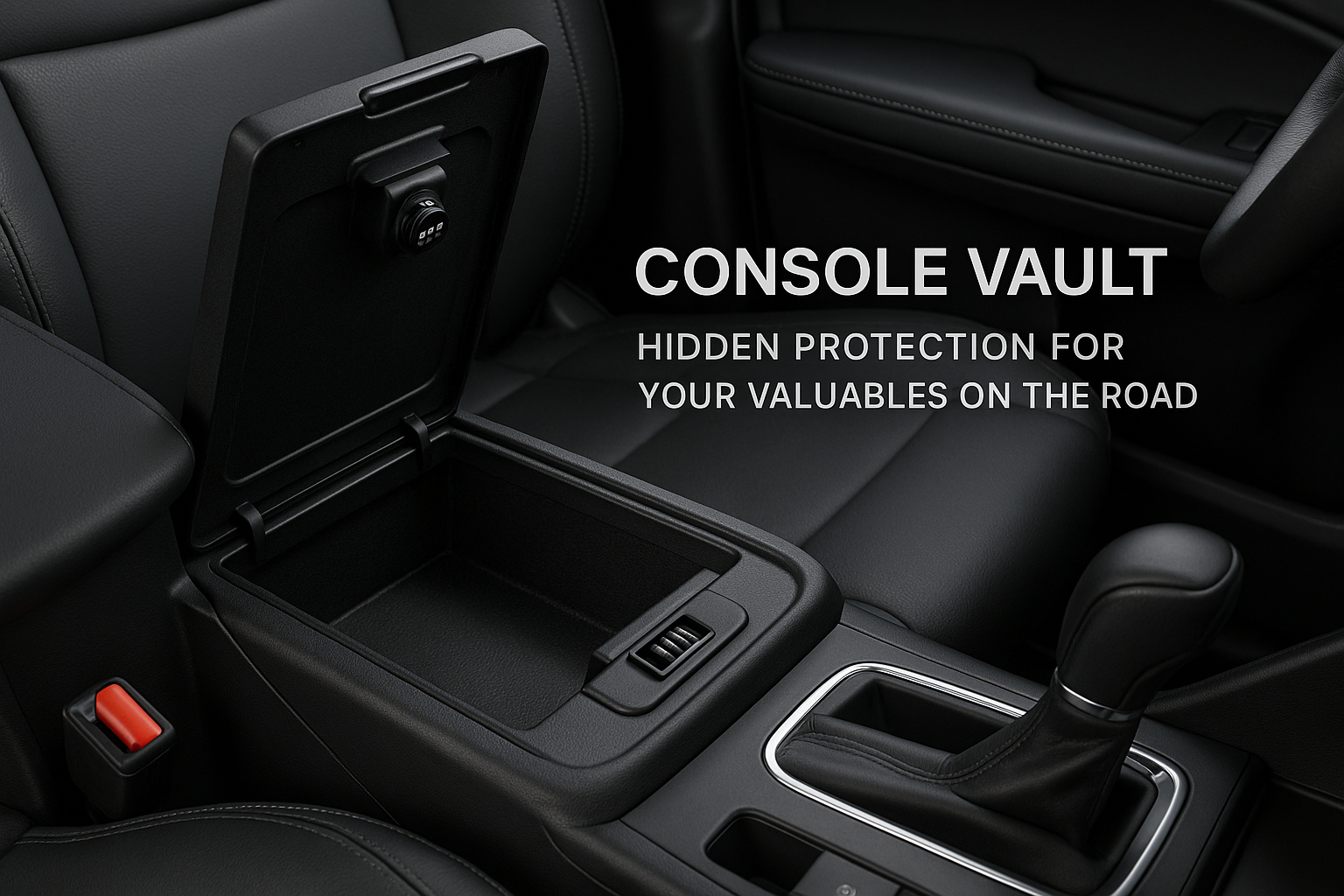 Console Vault - Hidden Protection For Your Valuables On the Road