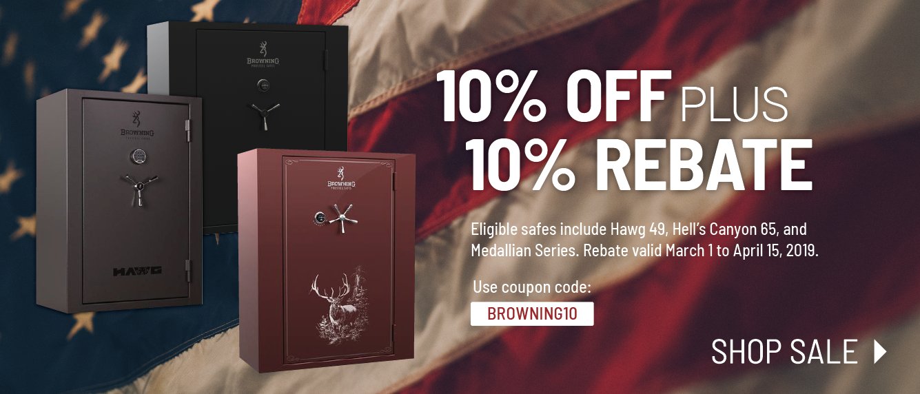 Browning Tax Refund Rebate- Get 10% Back