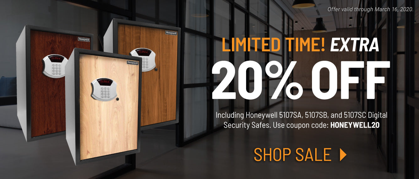 20% off Honeywell Digital Security Safes