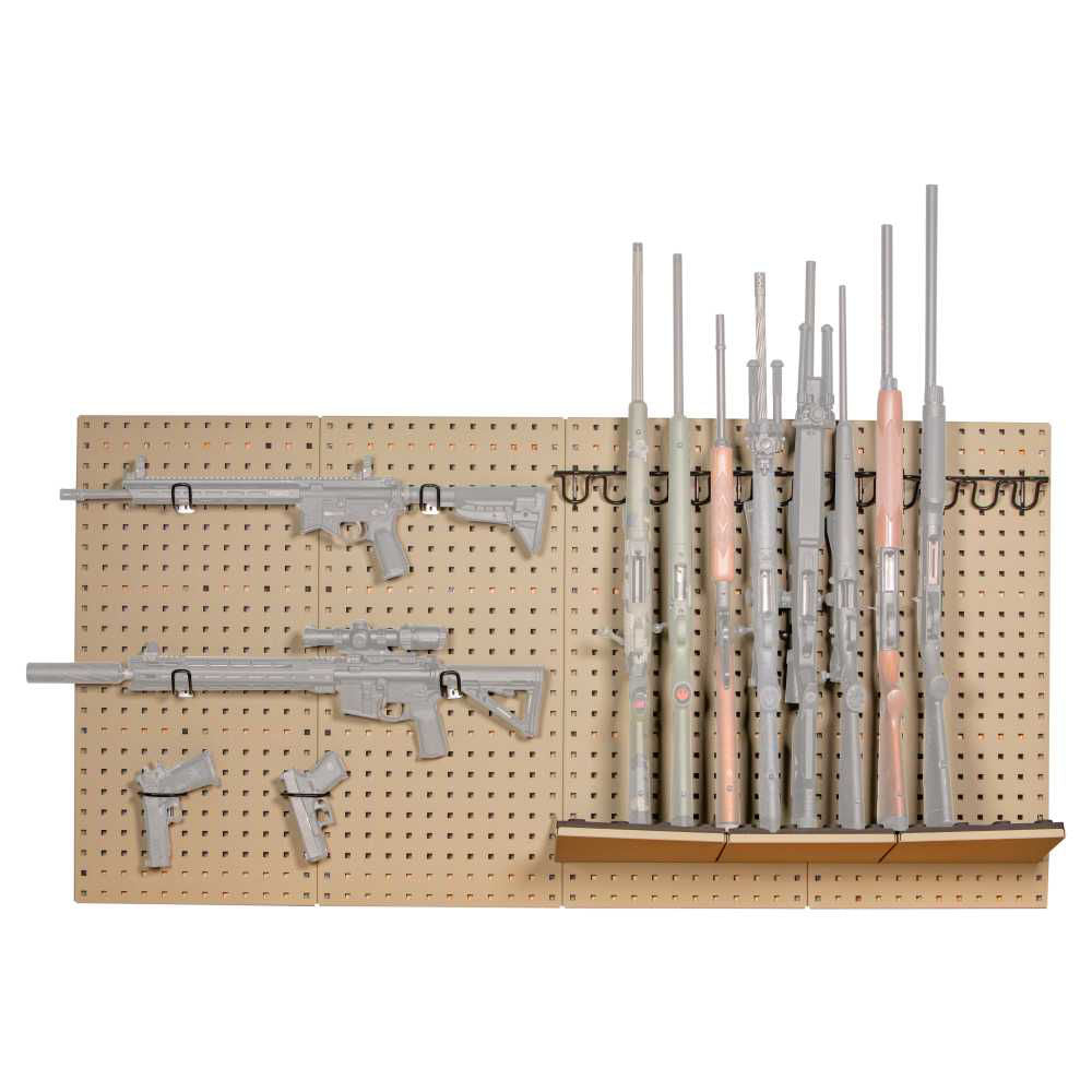 Hornady SQR-LOKPKG1002 Square-Lok Long Gun Vertical Kit with Rifles & Handguns