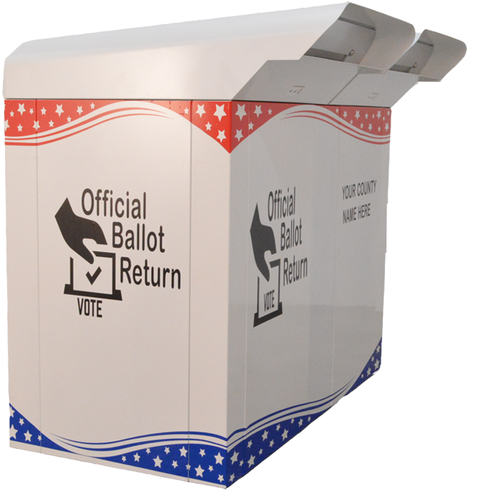 Kingsley 02-9172 CollectionPoint 70 Series Drive-Up Ballot Drop Box
