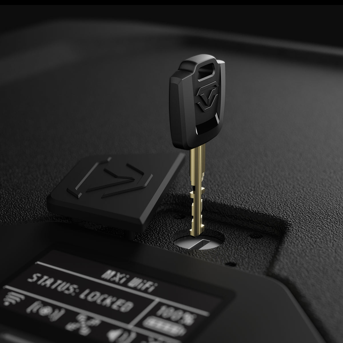 Vaultek NMX2i ViSN MX High Capacity Biometric WiFi Smart Safe Override Key