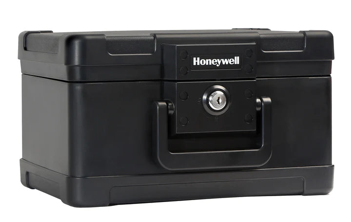 Honeywell 1101 Small Fire Security Chest Angled