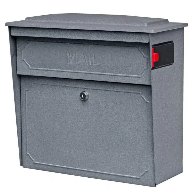 Mail Boss Townhouse Locking Wall Mount Mailbox Granite