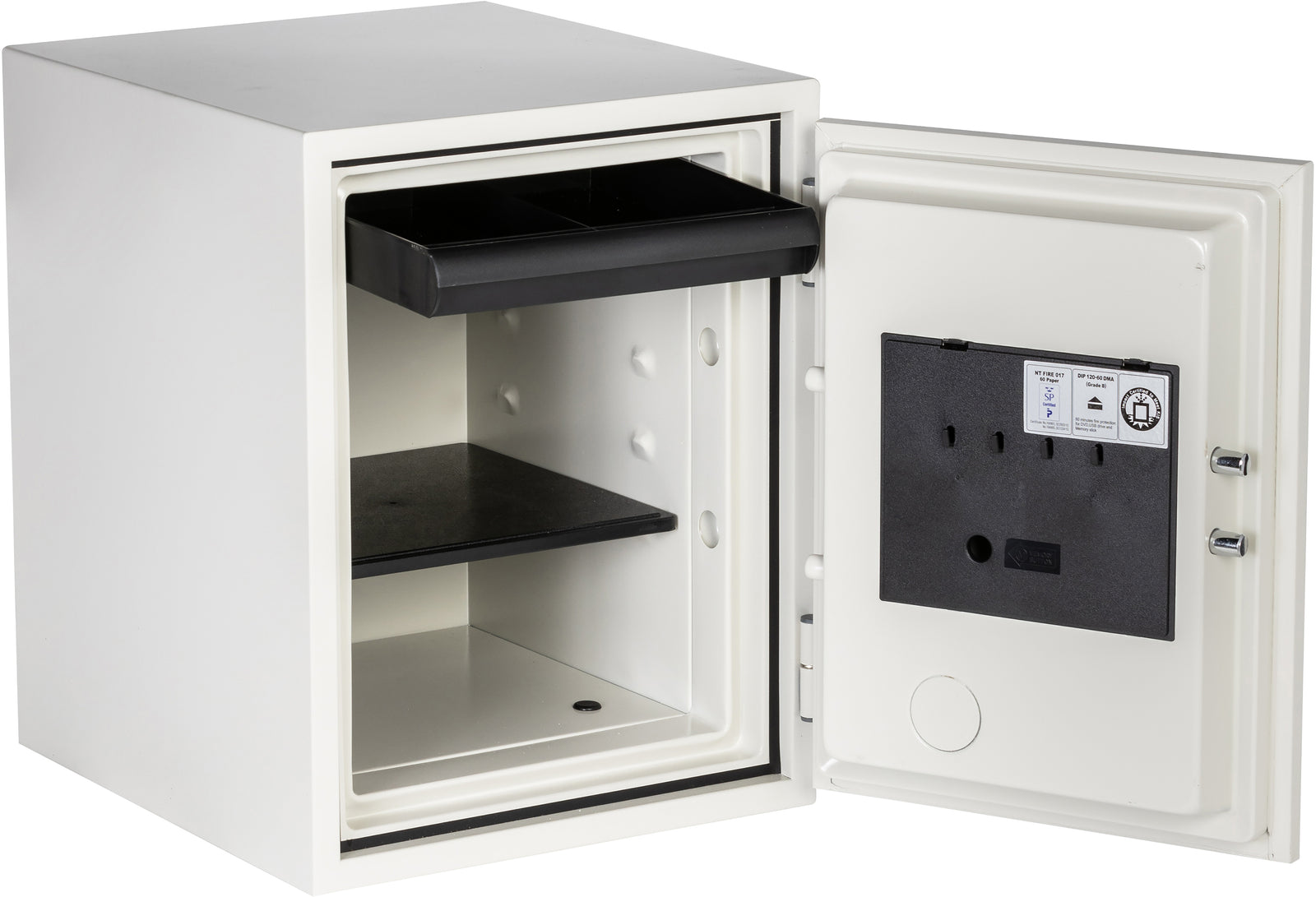 Phoenix 1223 Olympian 1-Hour Dual Control Fireproof Safe White