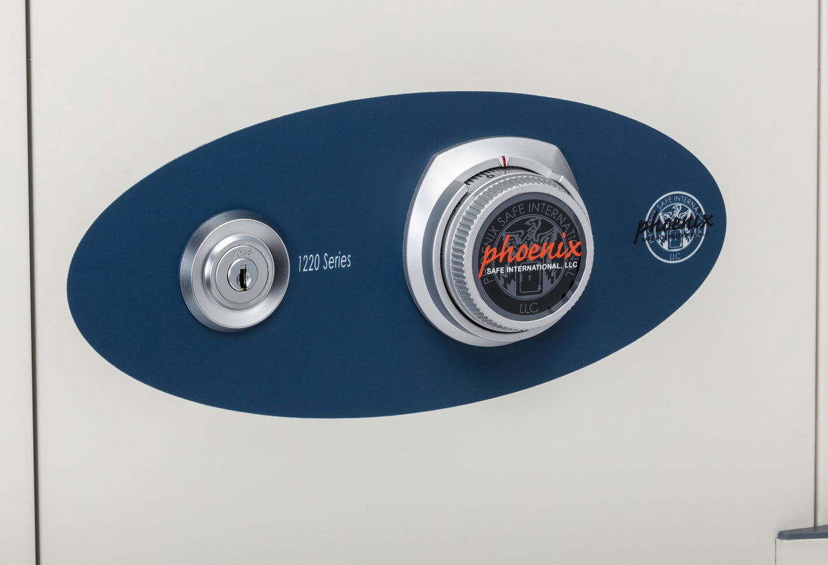 Phoenix 1223 Olympian 1-Hour Dual Control Fireproof Safe Dial Lock &amp; Key