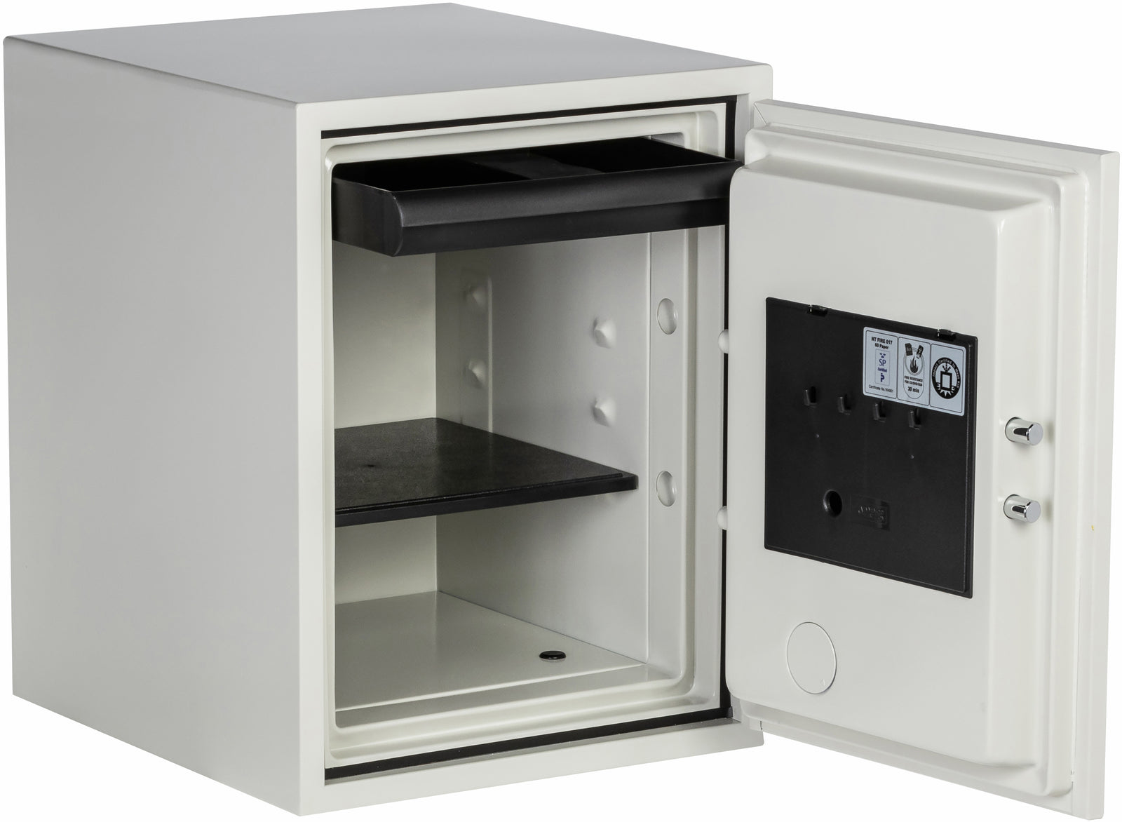 Phoenix 1232 Olympian 1-Hour Dual Control Fireproof Safe White