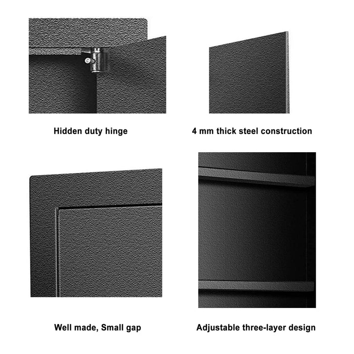 Langger LAWS004 Biometric Wall Safe Features