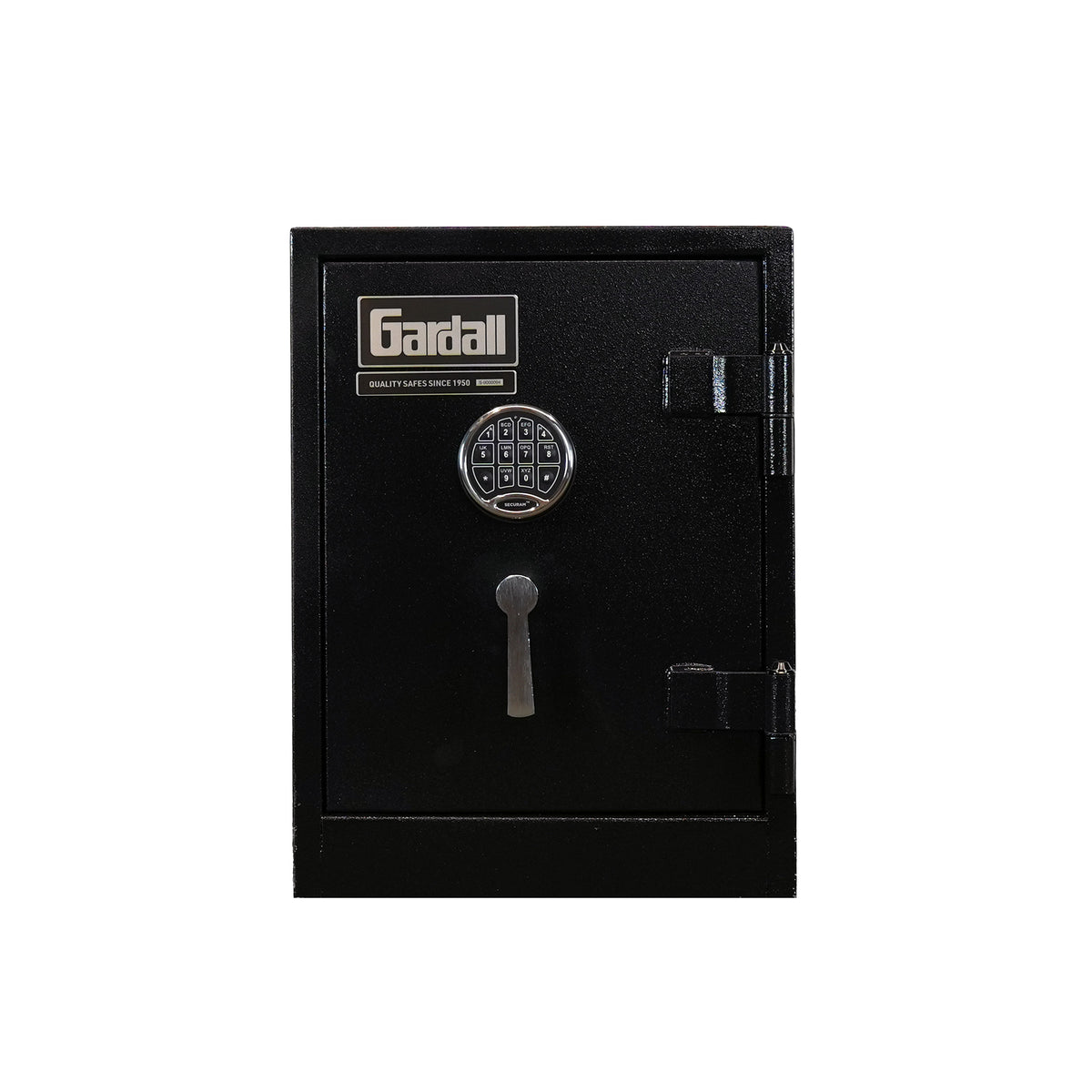 Gardall 1612-2 Burglar Fire Safe in Black finish with dial digital lock. 