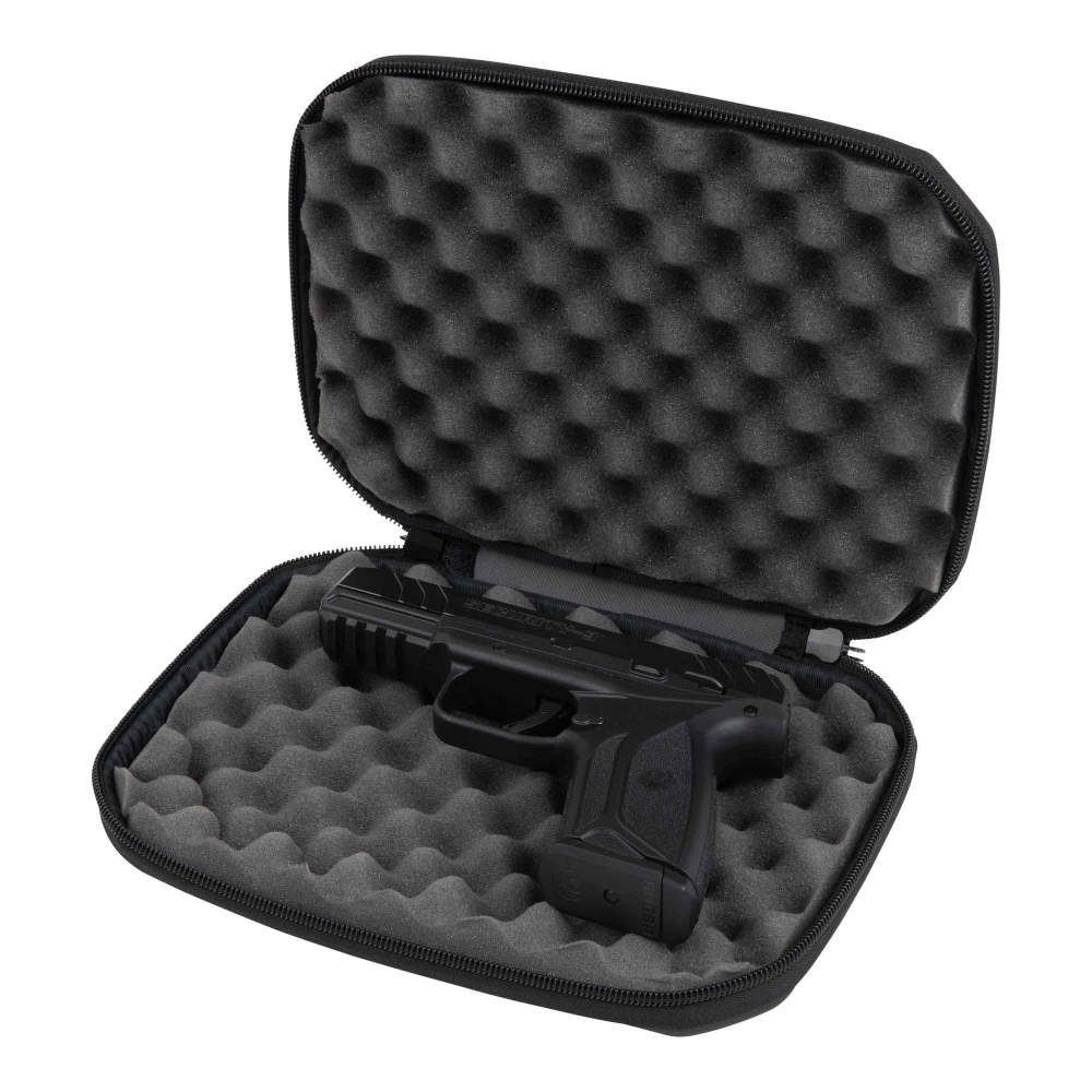 Allen 82-9 EXO Molded Handgun Case Black 9&quot; Open with Handgun