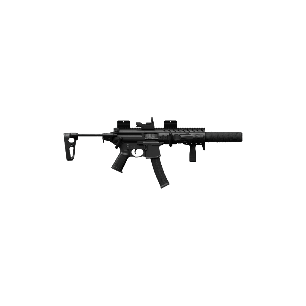 Hold Up Displays Horizontal Gun Rack HD04 Rifle Mounted