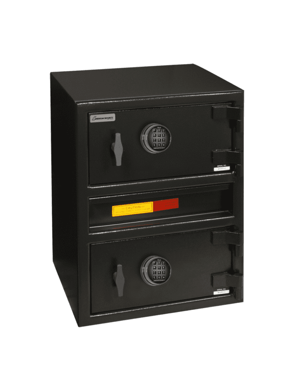 AMSEC MM2820CTR-Drop-E2-E2 Center Drop Double Door Deposit Safe with ESL20 Digital Lock