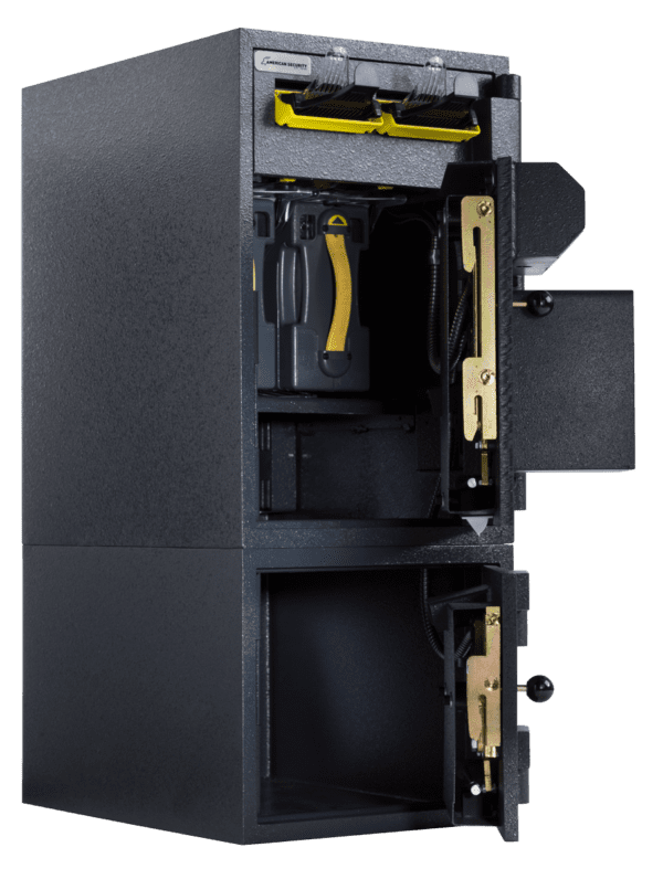 AMSEC BR3113 CashWizard Two Door Smart Safe Doors Open