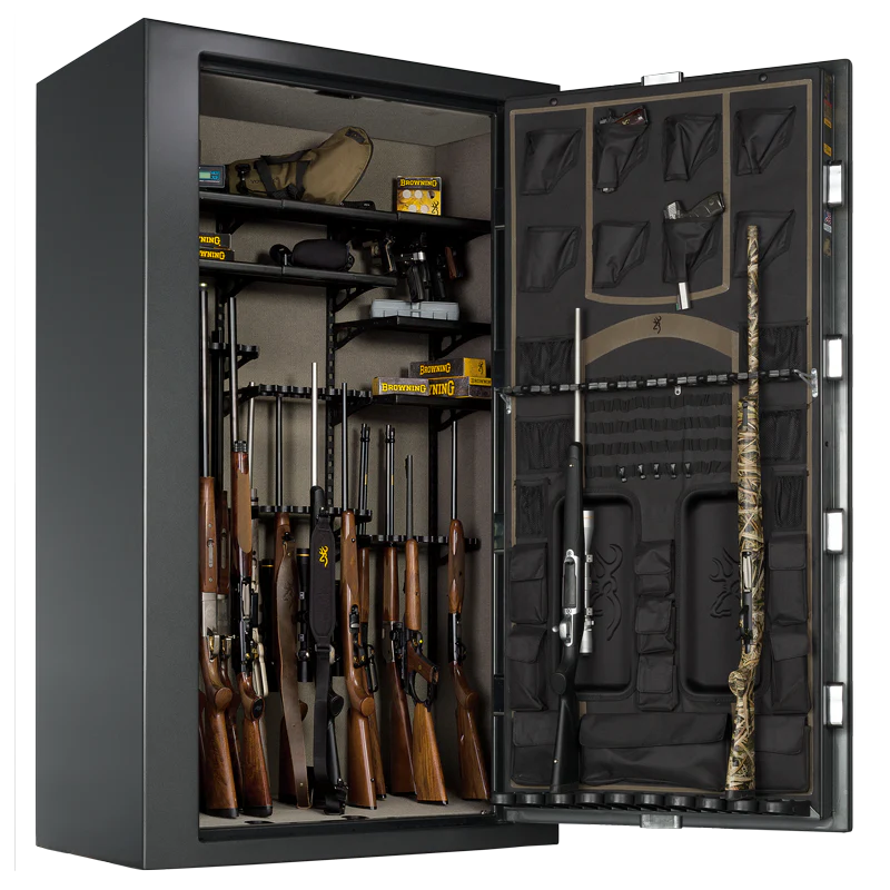 Browning Silver Series SR49T Tall Gun Safe (49-Gun Capacity) Door Open Full