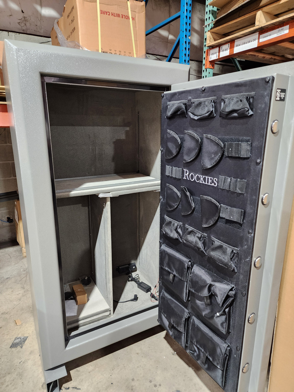 Blemished Hayman RK-6536 front left view with door open to 90 degrees. 