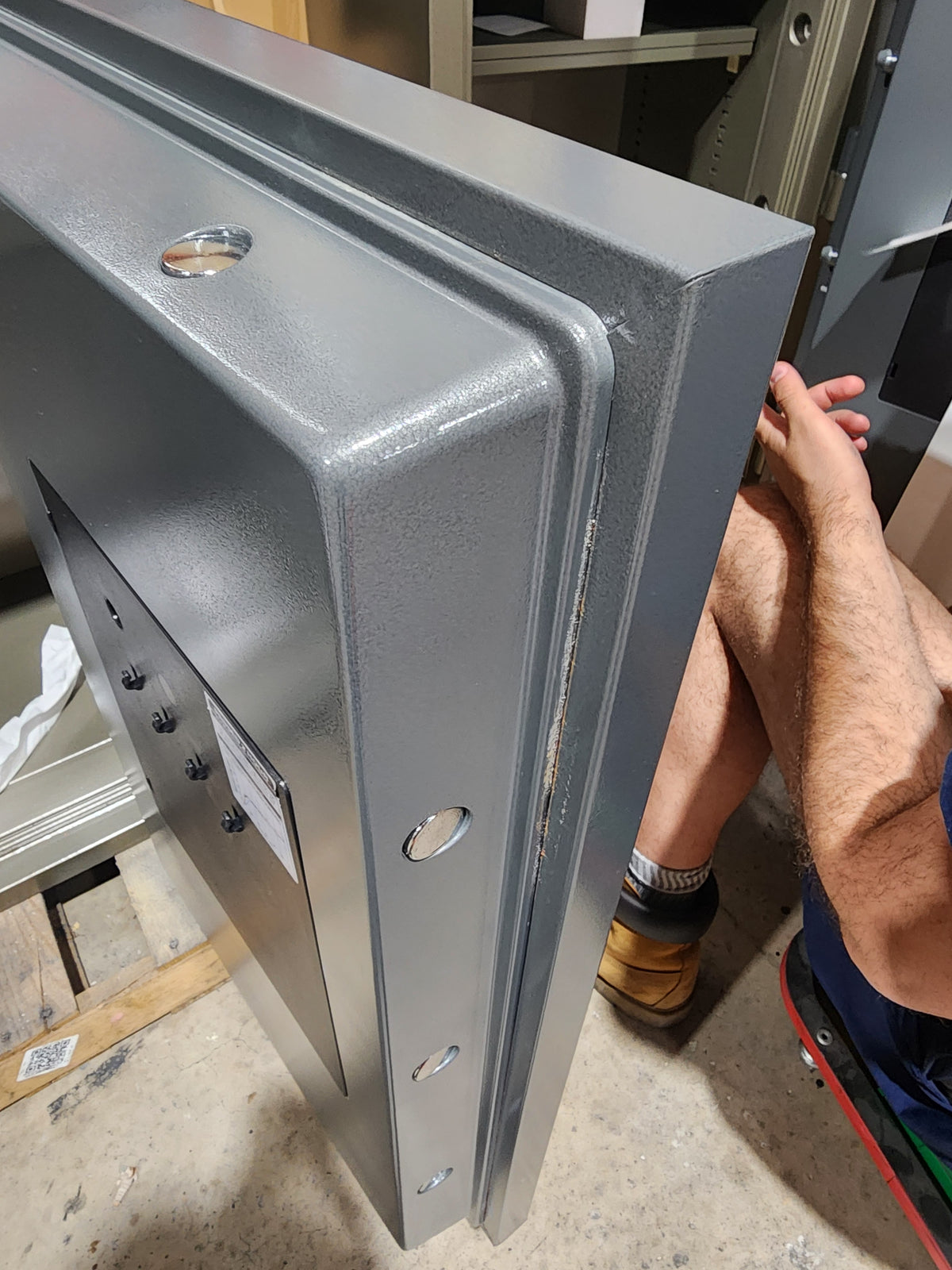 Hayman FV-2100E FlameVault Two Hour Fire Safe Blemished Door Open View 2