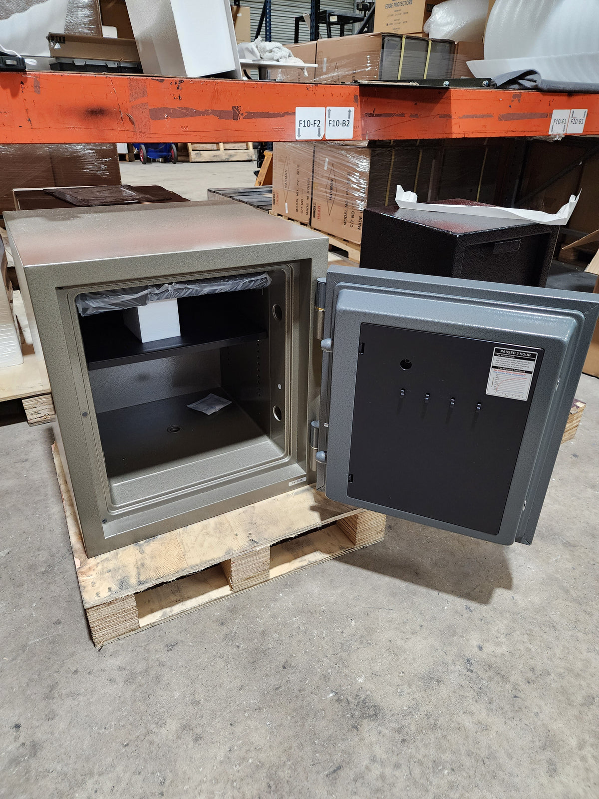 Hayman FV-261E FlameVault Two Hour Fire Safe Blemished Front View Door Open