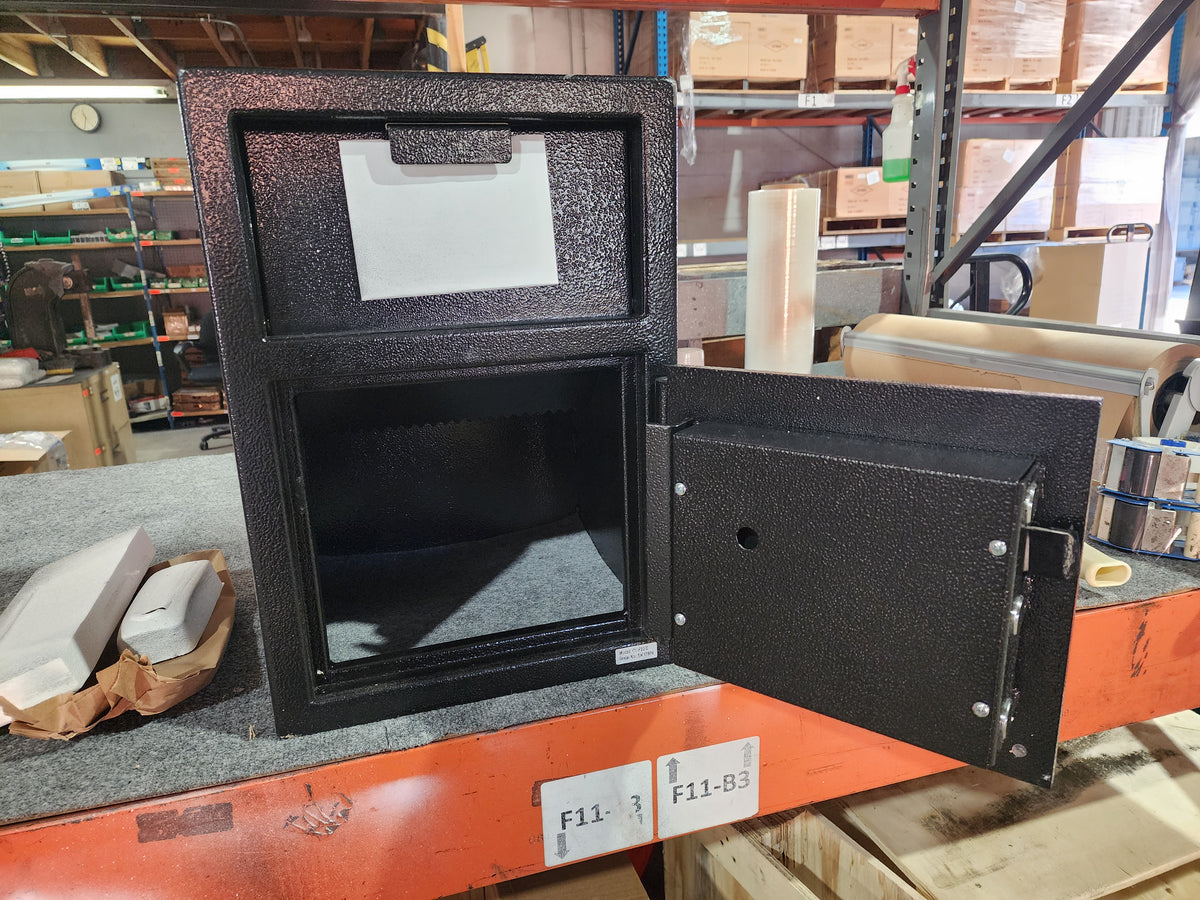 Hayman CV-F20-E Front Loading Depository Safe Blemished Door Open