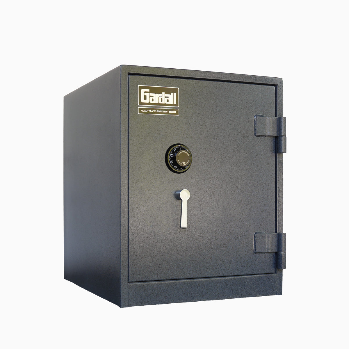 Gardall 2218 Burglar Fire Safe in Grey finish with dial combination lock.