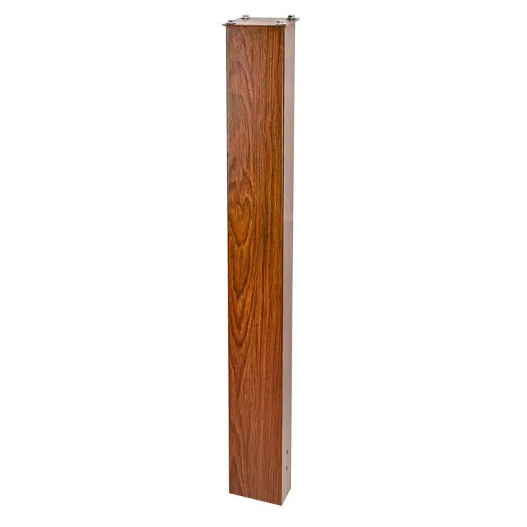 Mail Boss In Ground Steel Post (43&quot;) for Curbside Locking Mailboxes Wood Grain