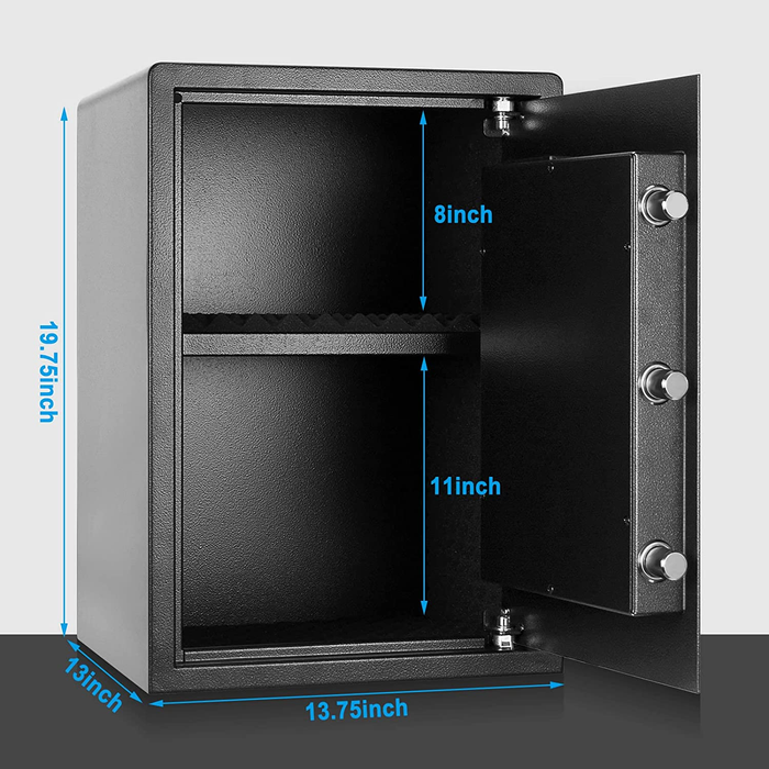 Langger LACS004 Biometric Security Safe Dimensions