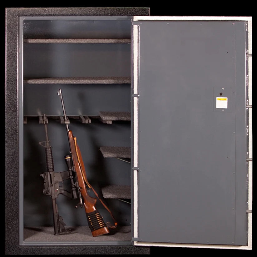 Sturdy Safe Model 4227-6 Gun Safe 72"Hx42"Wx27"D Heavy Steel Construction Door Open