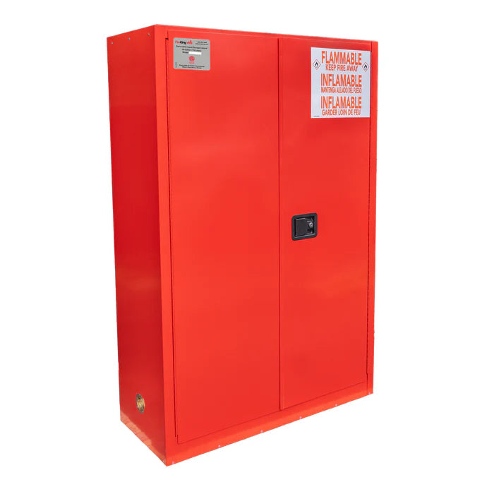 FireKing Flammable Safety Cabinets Red 45 Gallon Combustible Liquids
