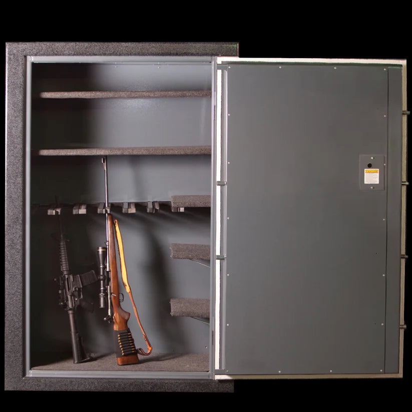 Sturdy Safe Model 4827-6 Gun Safe 72"Hx48"Wx27"D Heavy Steel Construction Door Open