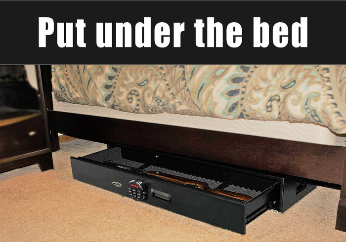 Langger LADS001 Under Bed Drawer Safe for Rifles Put Under the Bed