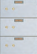 American Vault 511-3 Safe Deposit Boxes 5 Openings 5" x 10"