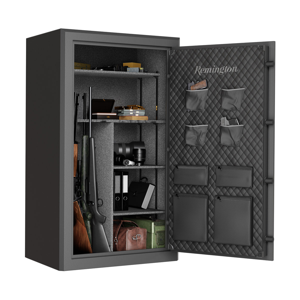 Remington SA24R-RA5530 Range Series 30 Gun Safe Door Open Full