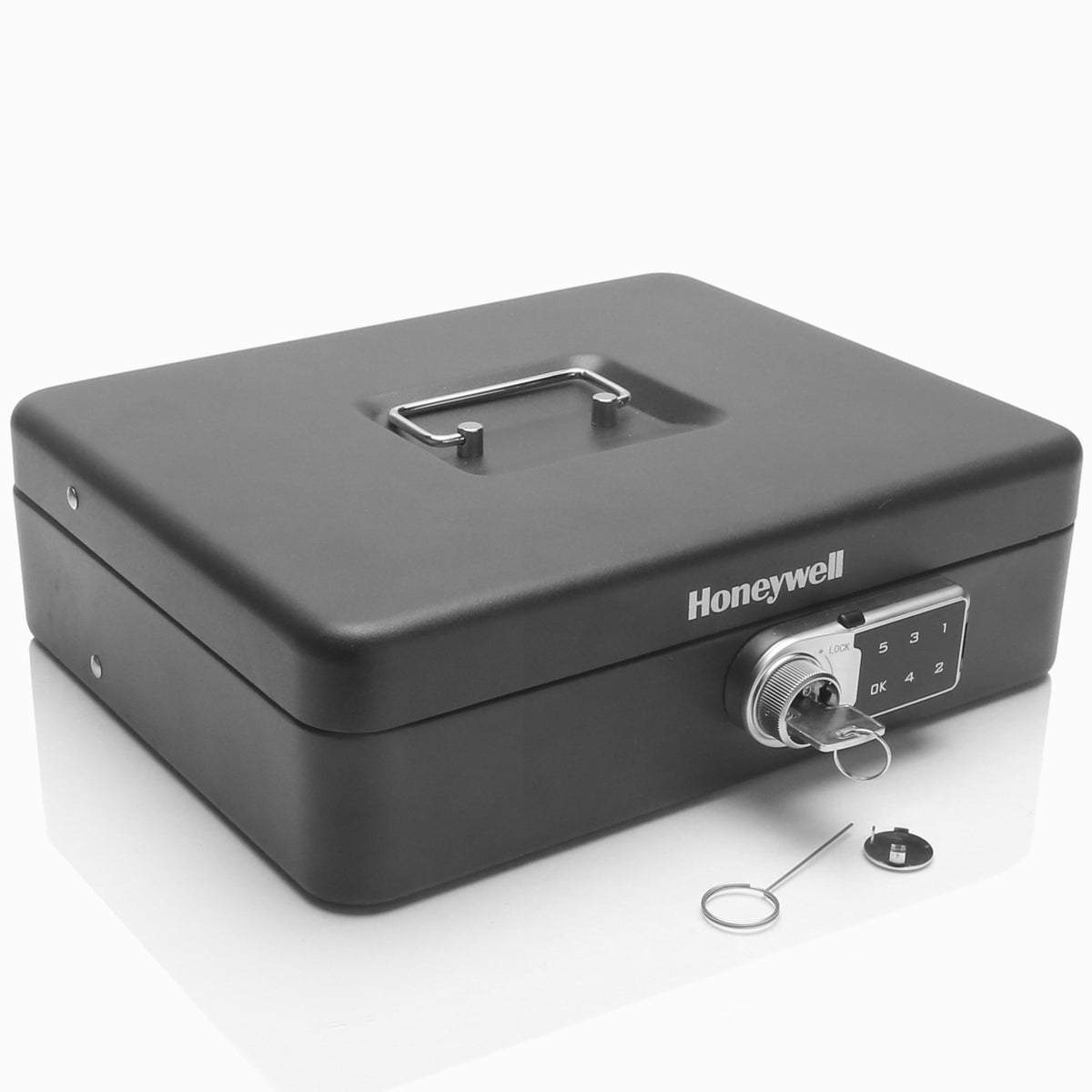 Honeywell 6213DG Digital Tiered Cash Box with Touchpad Lock with Pin Cover