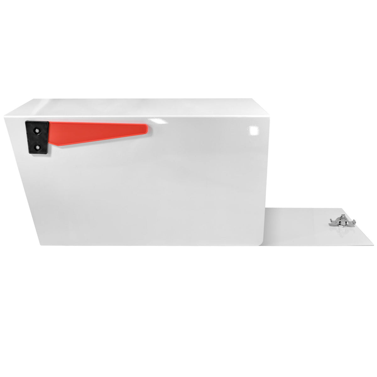 Mail Boss Mail Manager Street Safe Rear Locking Mailbox Alpine White