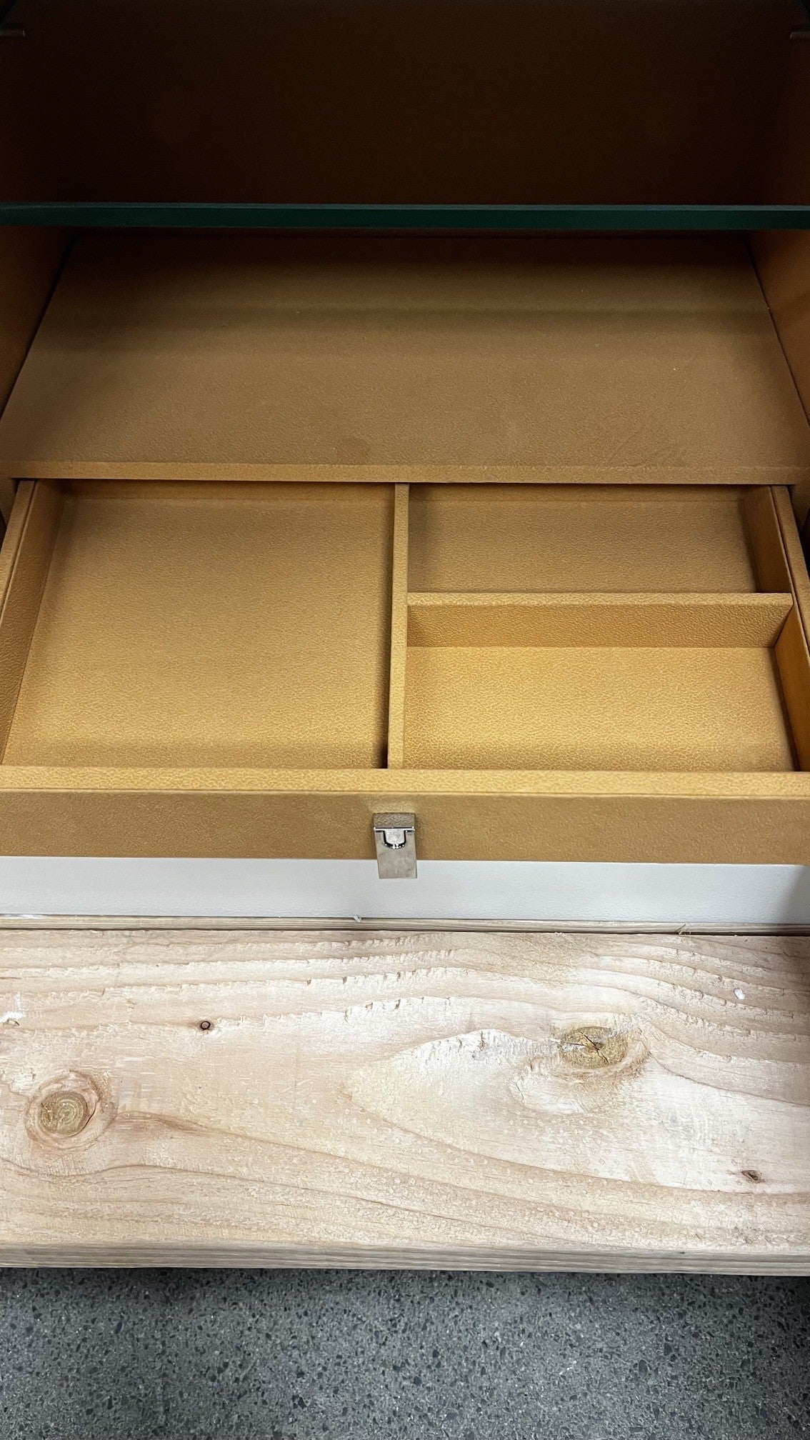 View of the second jewelry drawer. 