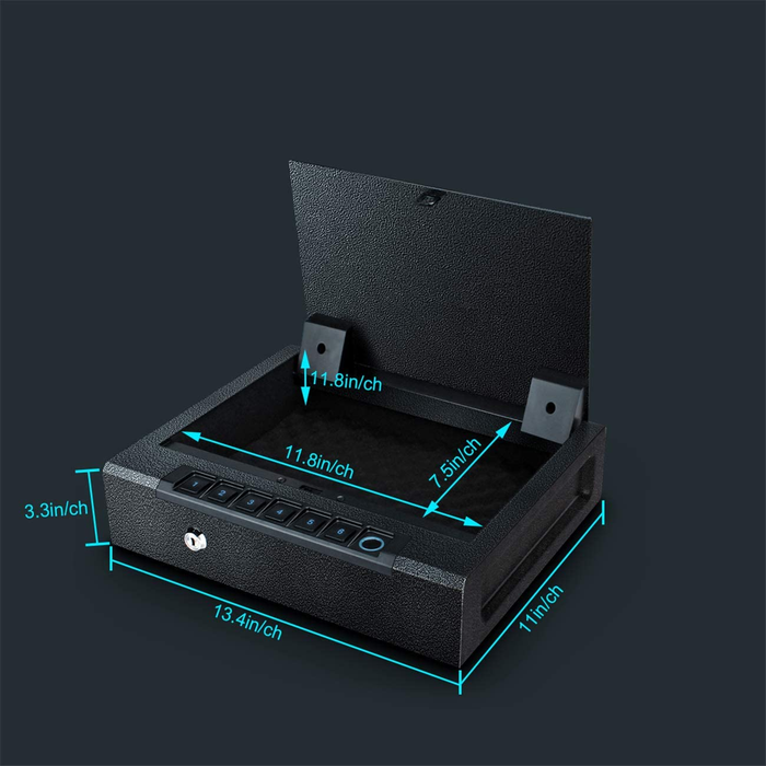 Langger LAPS001 Biometric Handgun Safe Dimensions