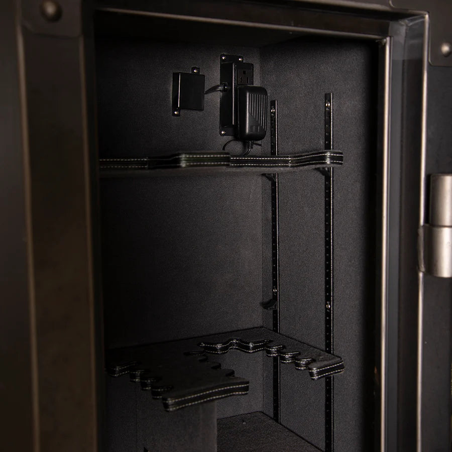 Surelock SLS-RHA26 Rugged Hardware Antique Gun Safe Door Open Interior Shot