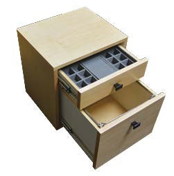 AMSEC 1335492 Maple Storit Two Drawer Storage Cabinet