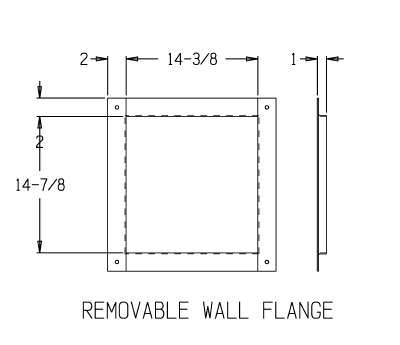 AMSEC 066795-00 Gooseneck Through The Wall Depository Safe - 36&quot; High