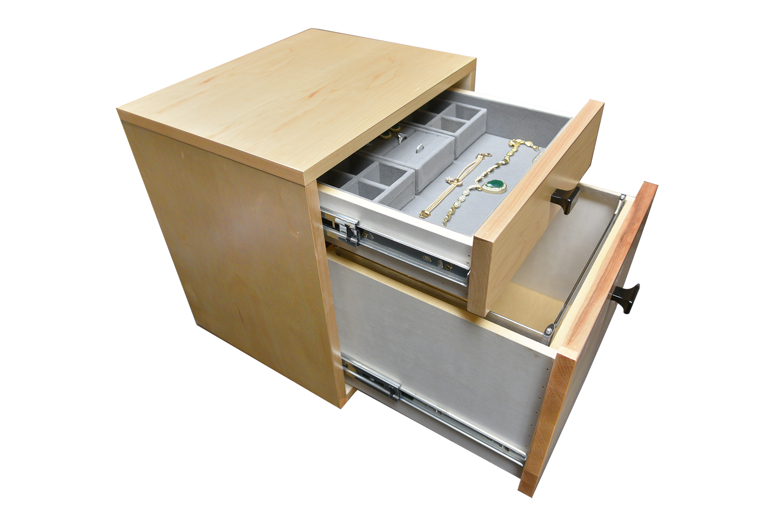 AMSEC BF3416 RSC Rated Jewelry Safe Black Front Open.