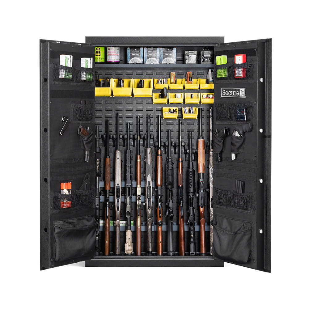SecureIt Answer Model 12 Plus Heavy Duty Lightweight Gun Safe Doors Open Full