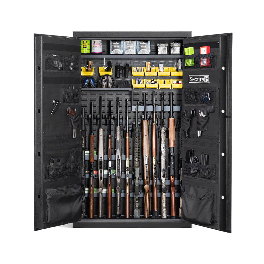 SecureIt  Answer Model 12 Pro Heavy Duty Lightweight Gun Safe Doors Open Full