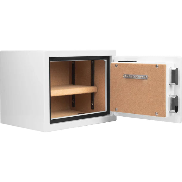 Barska AX13738 Biometric Fireproof Safe - White Door Open Empty