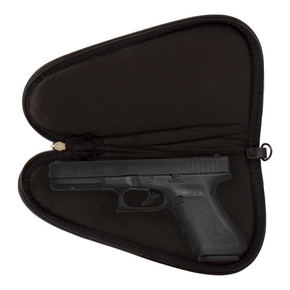 Allen 74-11 Endura Locking Handgun Case Black 11&quot; with Handgun
