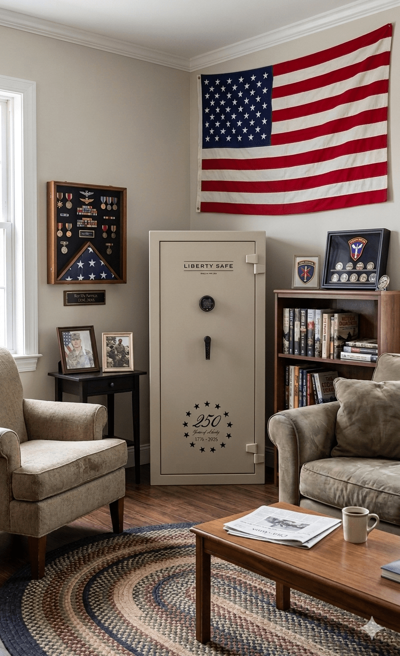 Liberty Safe Centurion 24 America 250 Limited Edition Gun Safe | 40-Min Fire Rating