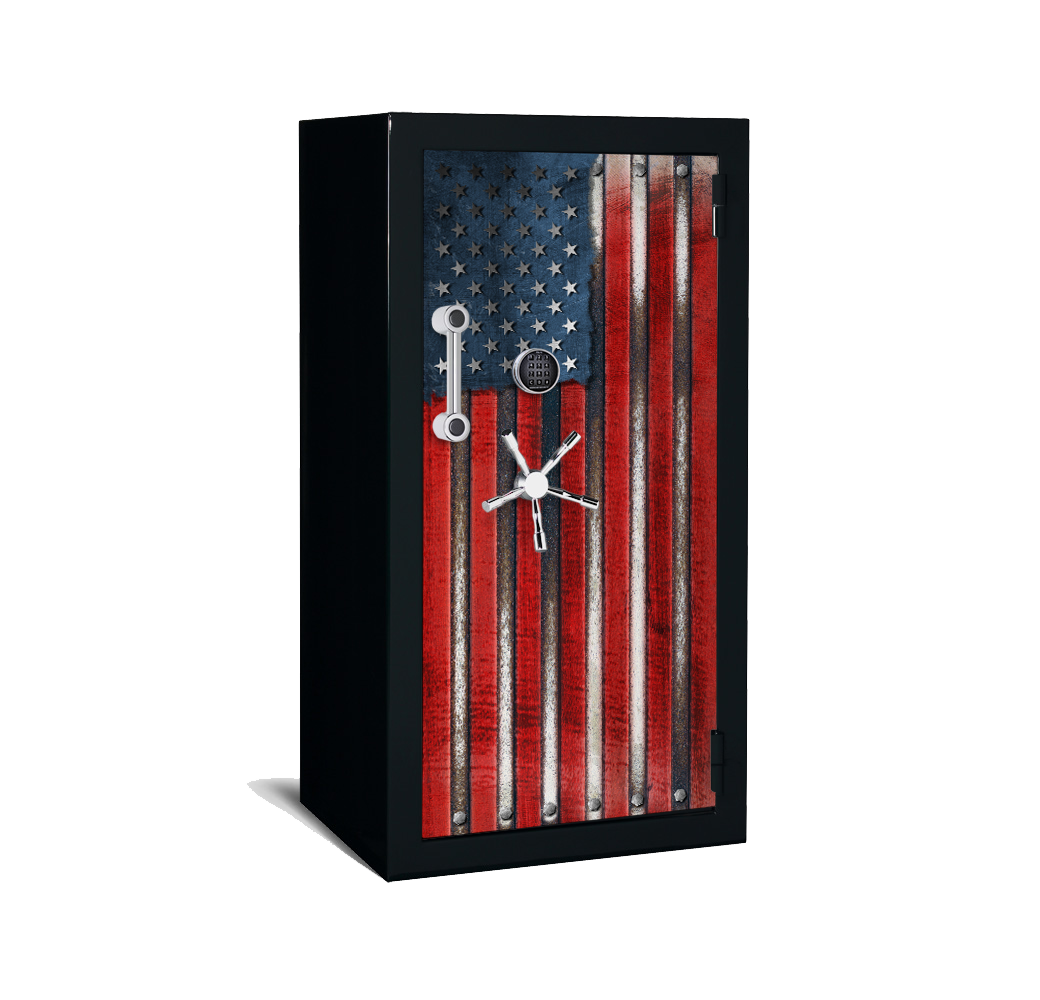 BFII6030 Metal USA Flag