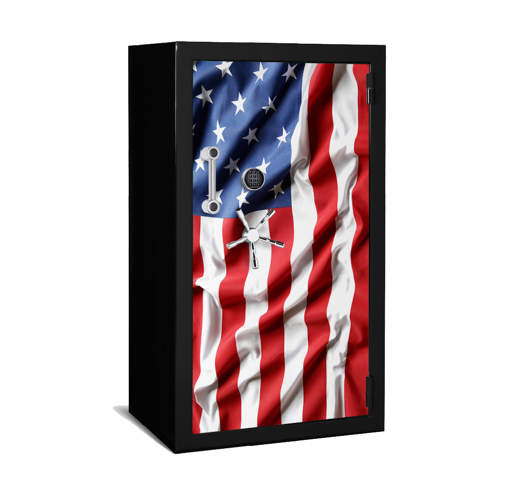 BFII6636 USA Wavy Flag